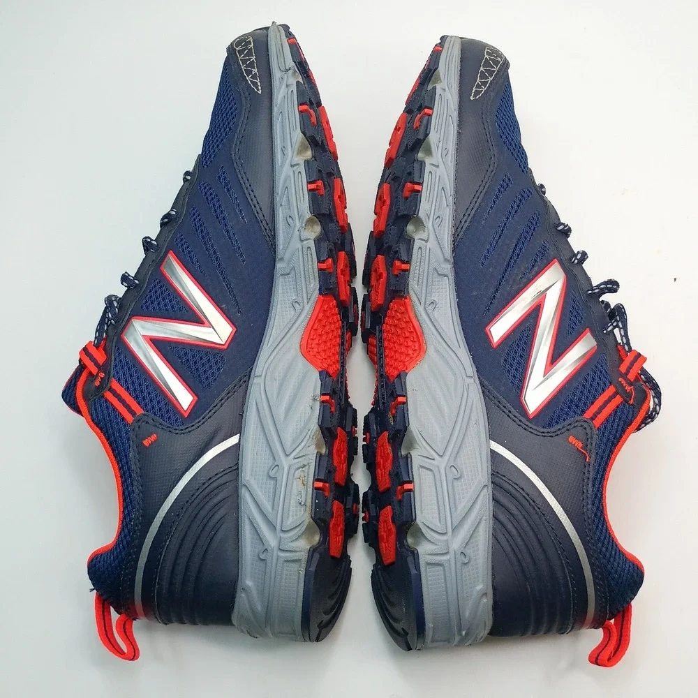 New Balance Lonoke All Terrain Shoes Men Size 12 Navy Blue Orange MTLONLD1